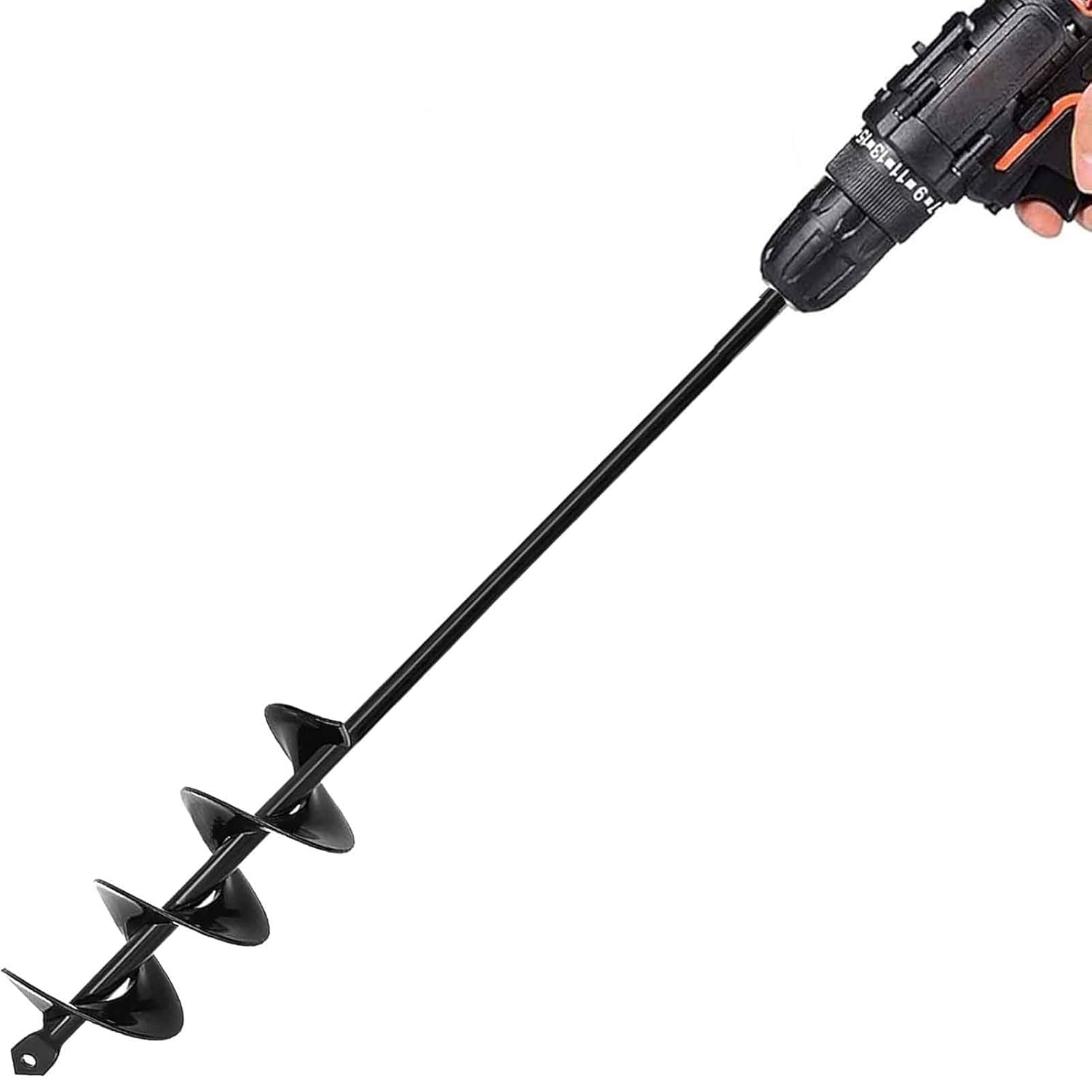 Post Hole Digger - Auger Drill Bit 2x14.6inch Garden Plant