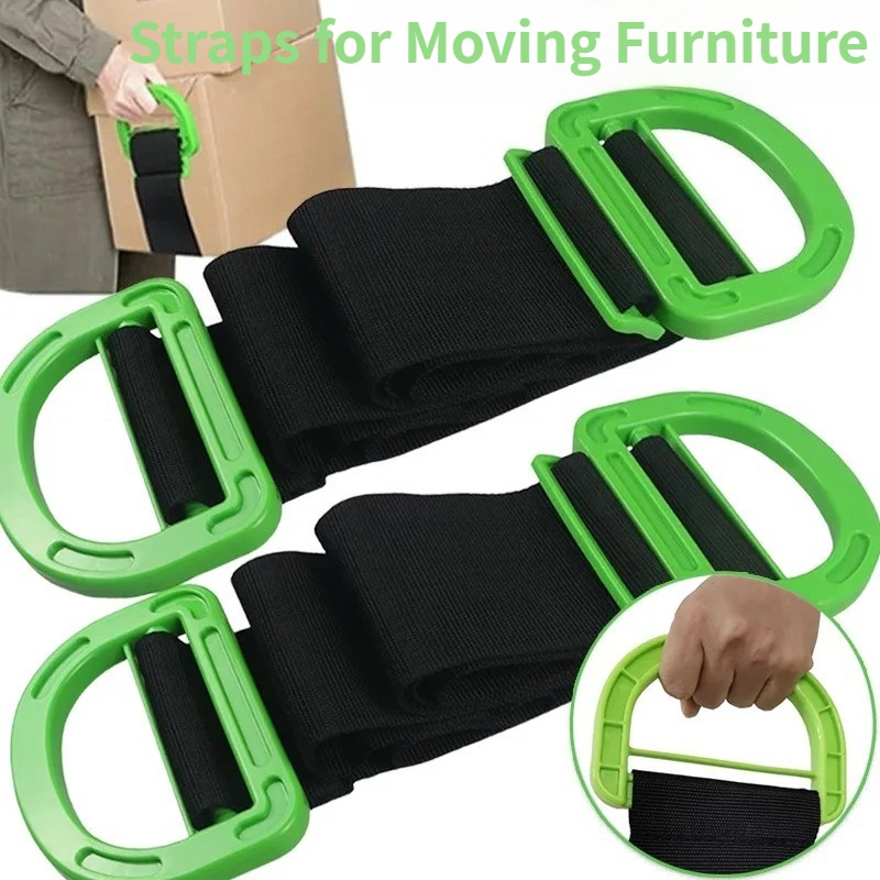 Heavy Equipment Grader - Adjustable Furniture Lifting Strap Moving Straps