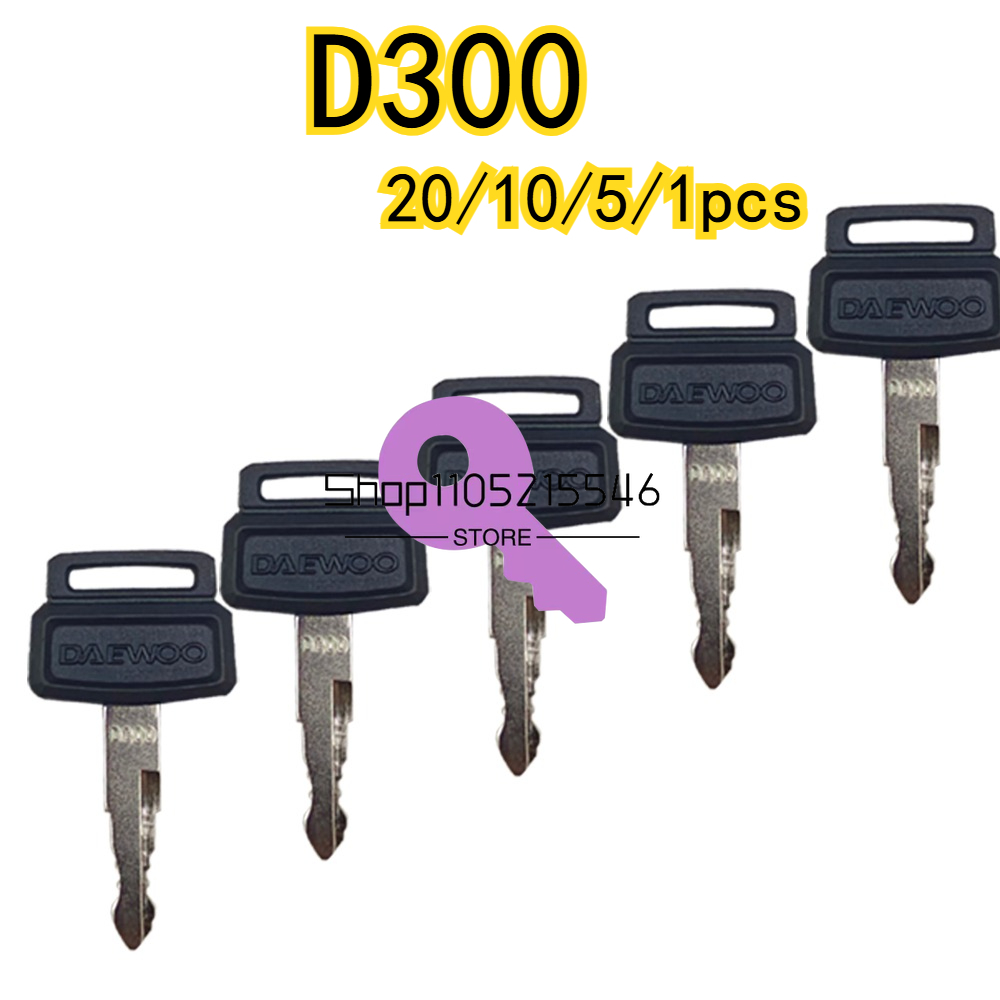 20/10/5/1pcs for D300 Keys Exc - Heavy Equipment Logos recensie en prijs