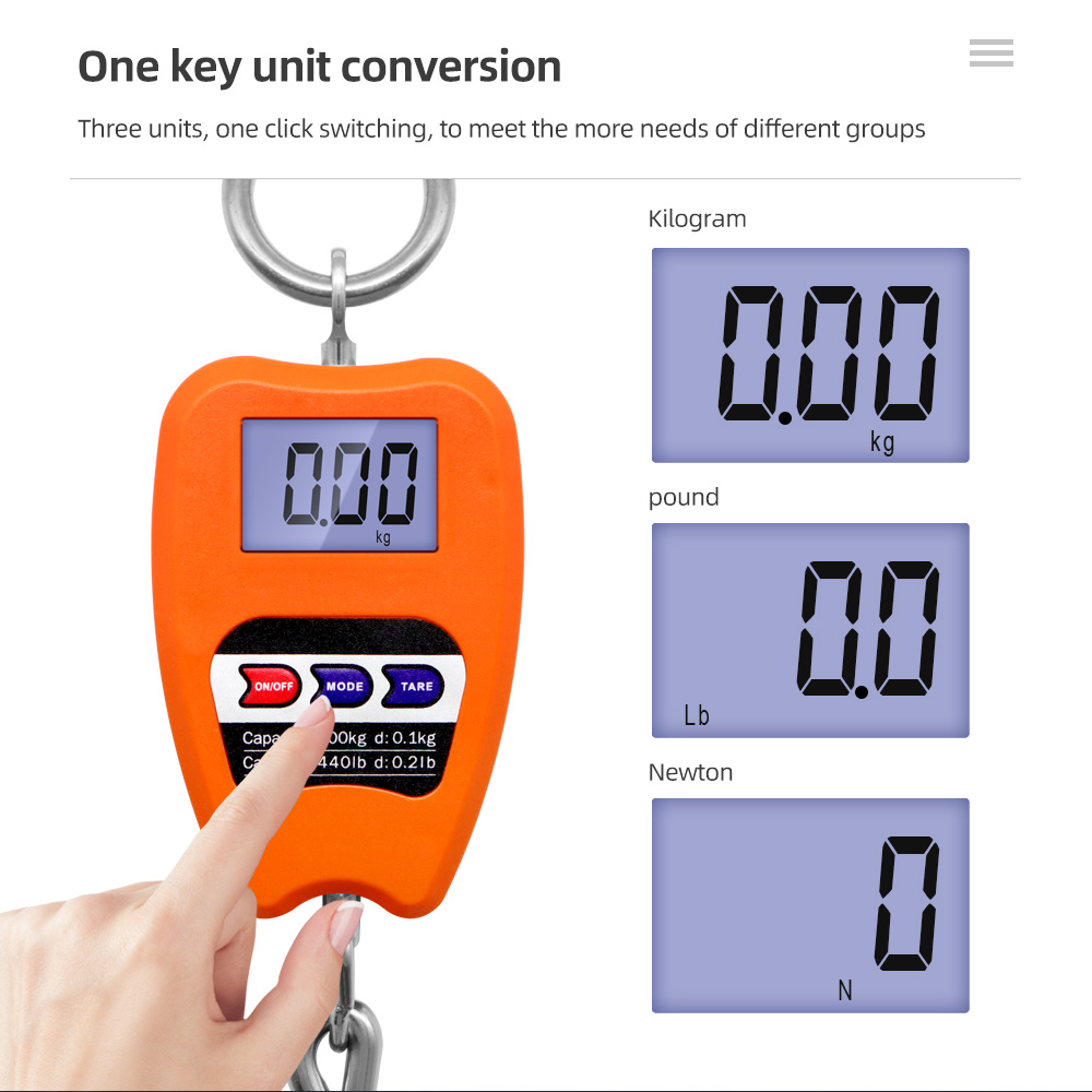 200kg/440lb Crane Scale Digita - Heavy Equipment Grader recensie en prijs