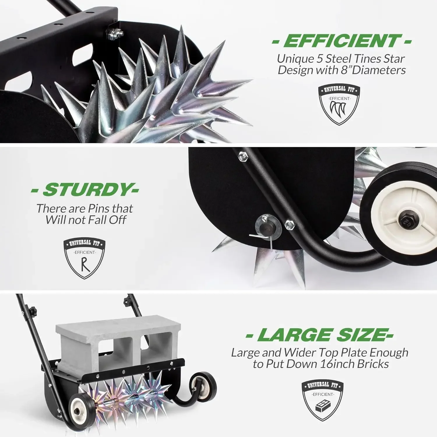 18-Inch Push Spike Aerator, He - Heavy Equipment Manual recensie en prijs