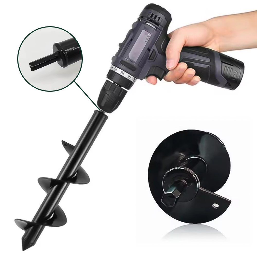 Garden Auger Spiral Drill Bit  - Post Hole Digger recensie en prijs