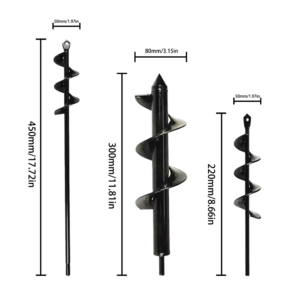 Garden Auger Spiral Drill Bit  - Post Hole Digger recensie en prijs