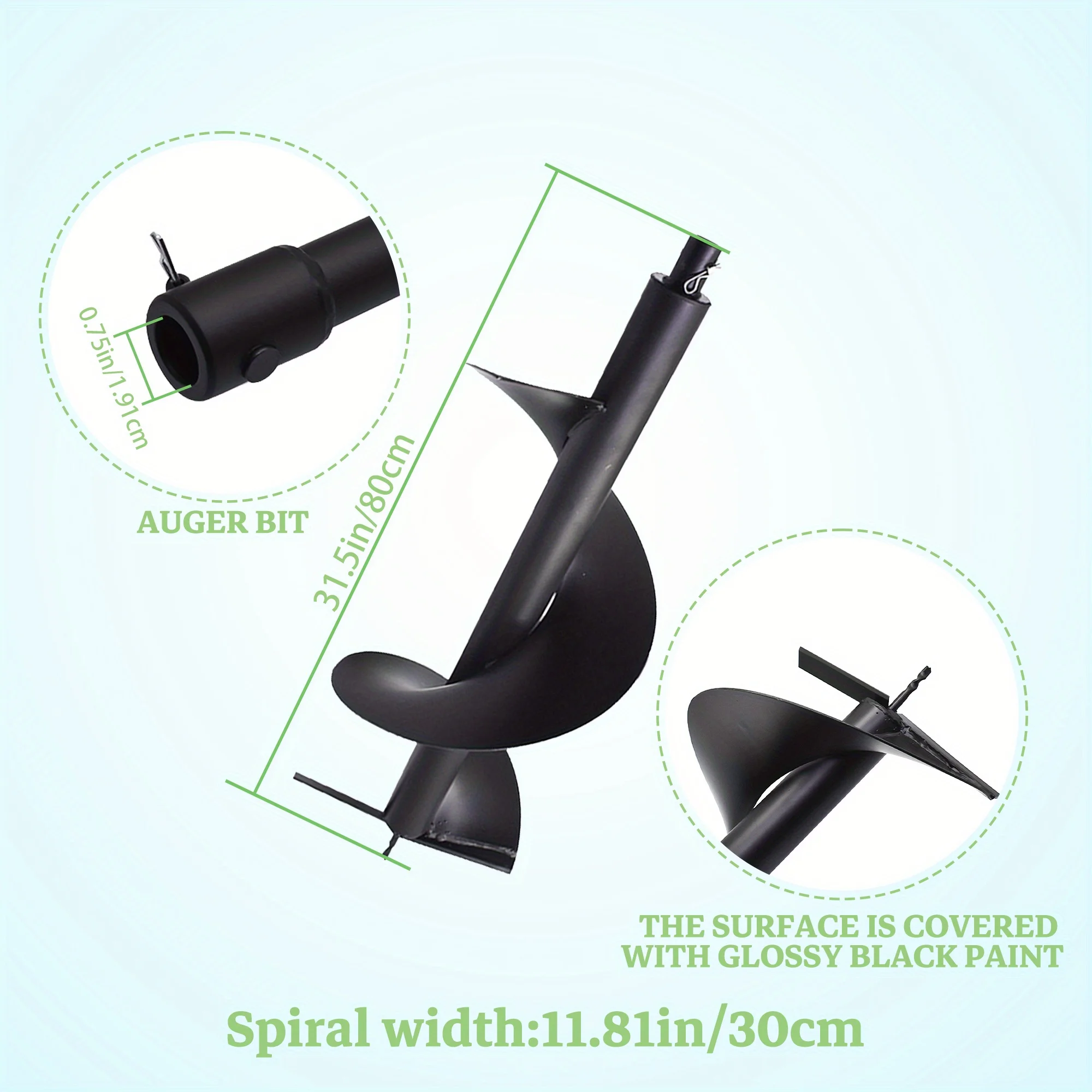Heavy-Gauge 12 Inch Auger Dril - Post Hole Digger recensie en prijs