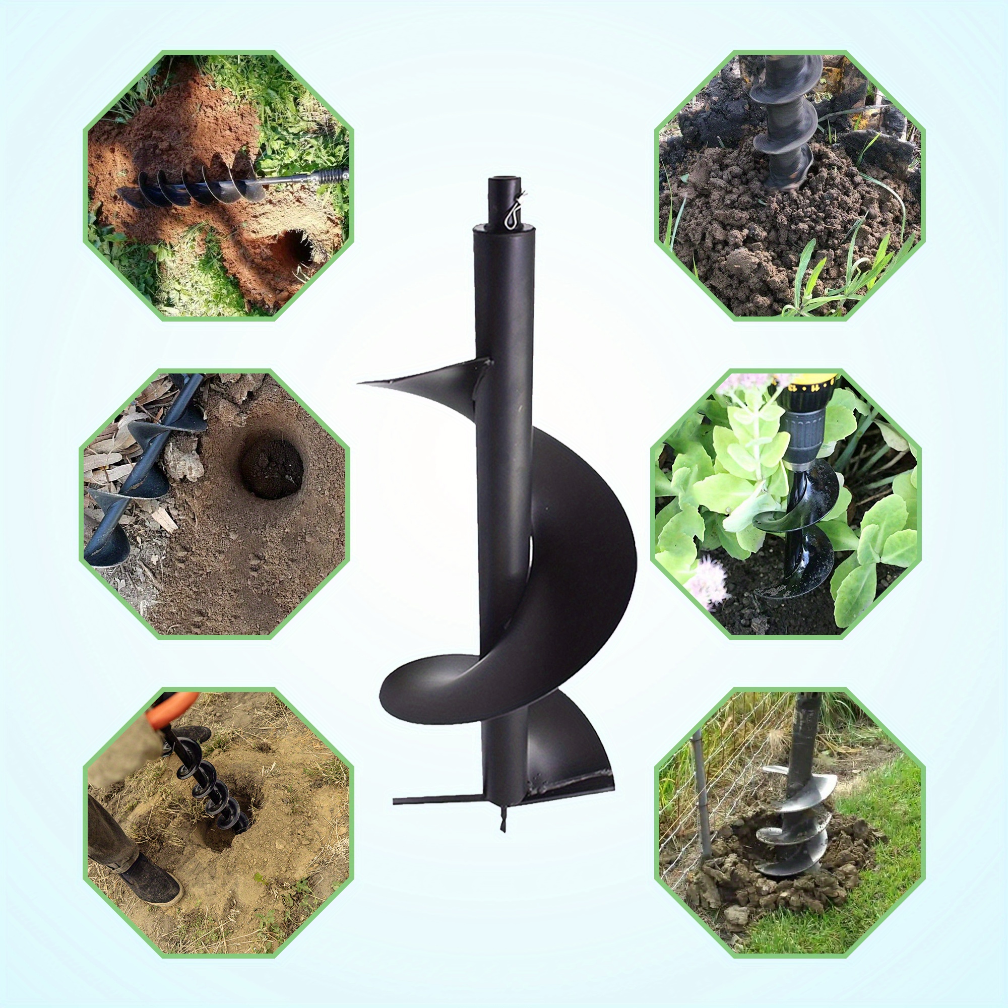 Heavy-Gauge 12 Inch Auger Dril - Post Hole Digger recensie en prijs