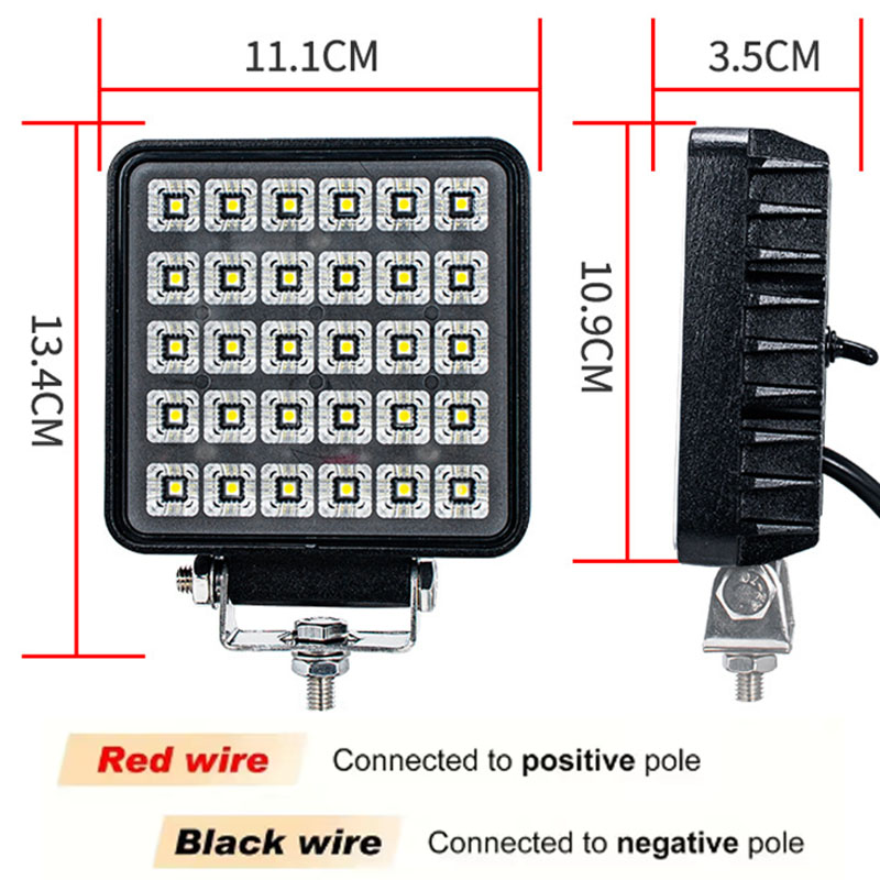 1PC/2PCS LED Vehicle Work Ligh - Heavy Equipment Grader recensie en prijs