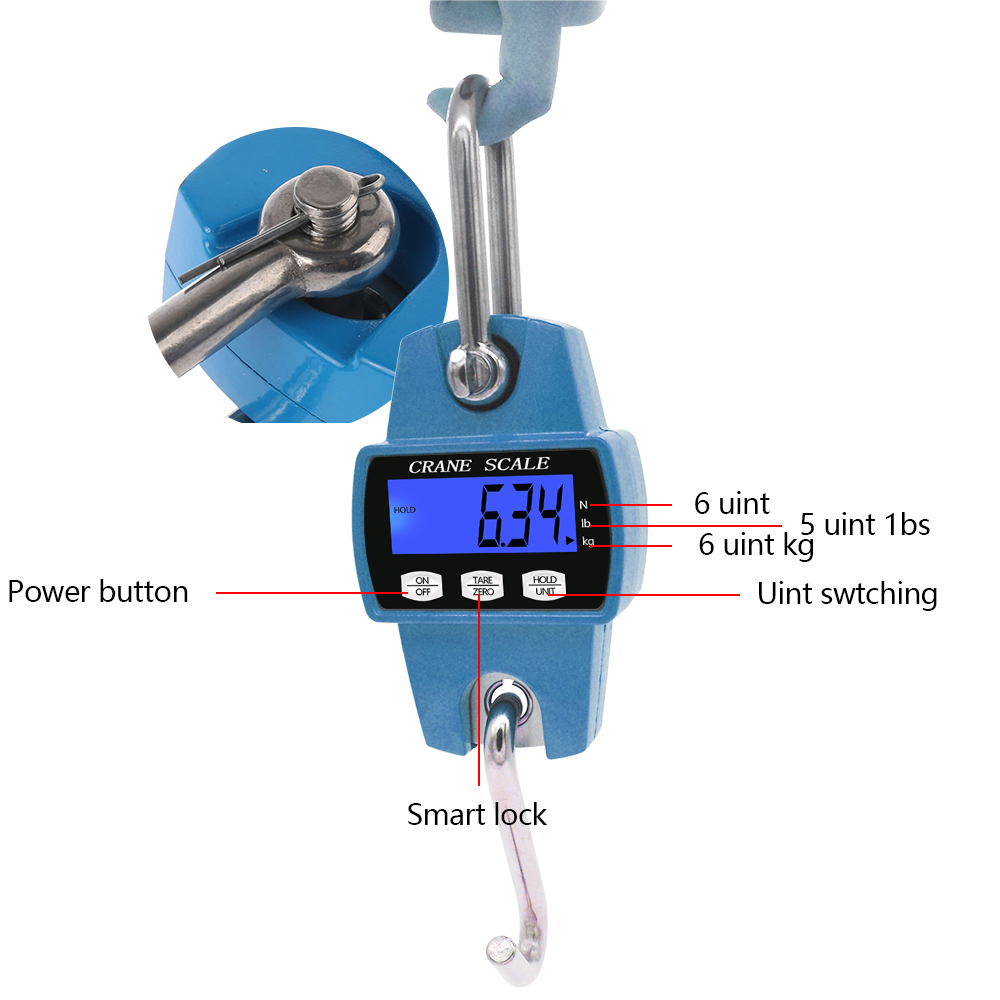 Digital Crane Scale 200kg 300k - Heavy Equipment Grader recensie en prijs